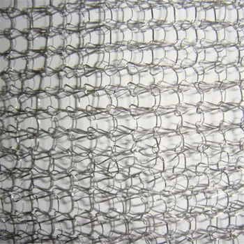 flexible knitted metal mesh fabric filteration