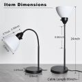 Flexible Black Reading Light Home Office Study Lamp