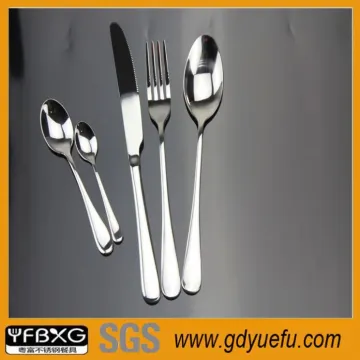 Wholesale Hotel stainless steel tableware cutlery set unique stoneware dinnerware set