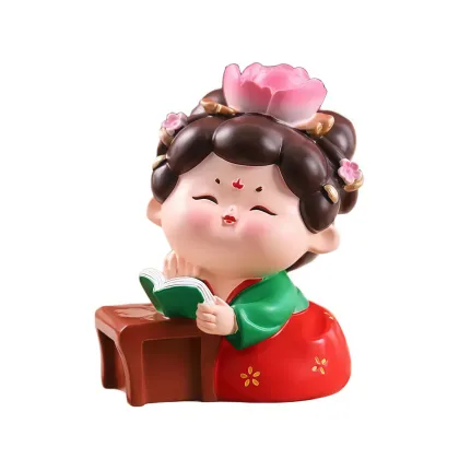 Tang Dynasty Chubby Beauty Figurines