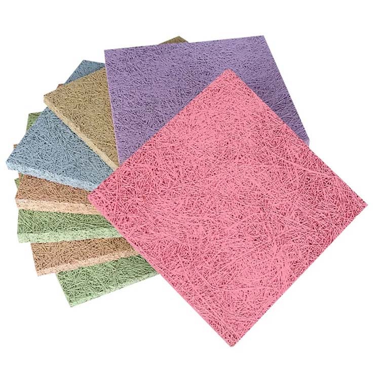 Painéis fono-absorventes de lã de madeira para Ofiice