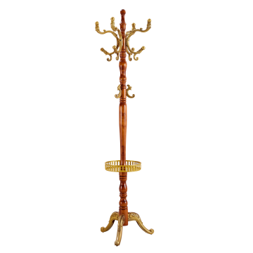 Retro Coat Rack with Modern Design Elegant Retro Style Wooden Hanger for Bedroom Use Supplier