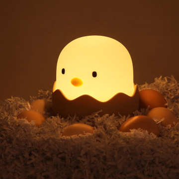Chick Silicone Night Light: Berührungssensor Babylampe mit verstellbarer Helligkeit für das Geburtstagsgeschenk für Kinder