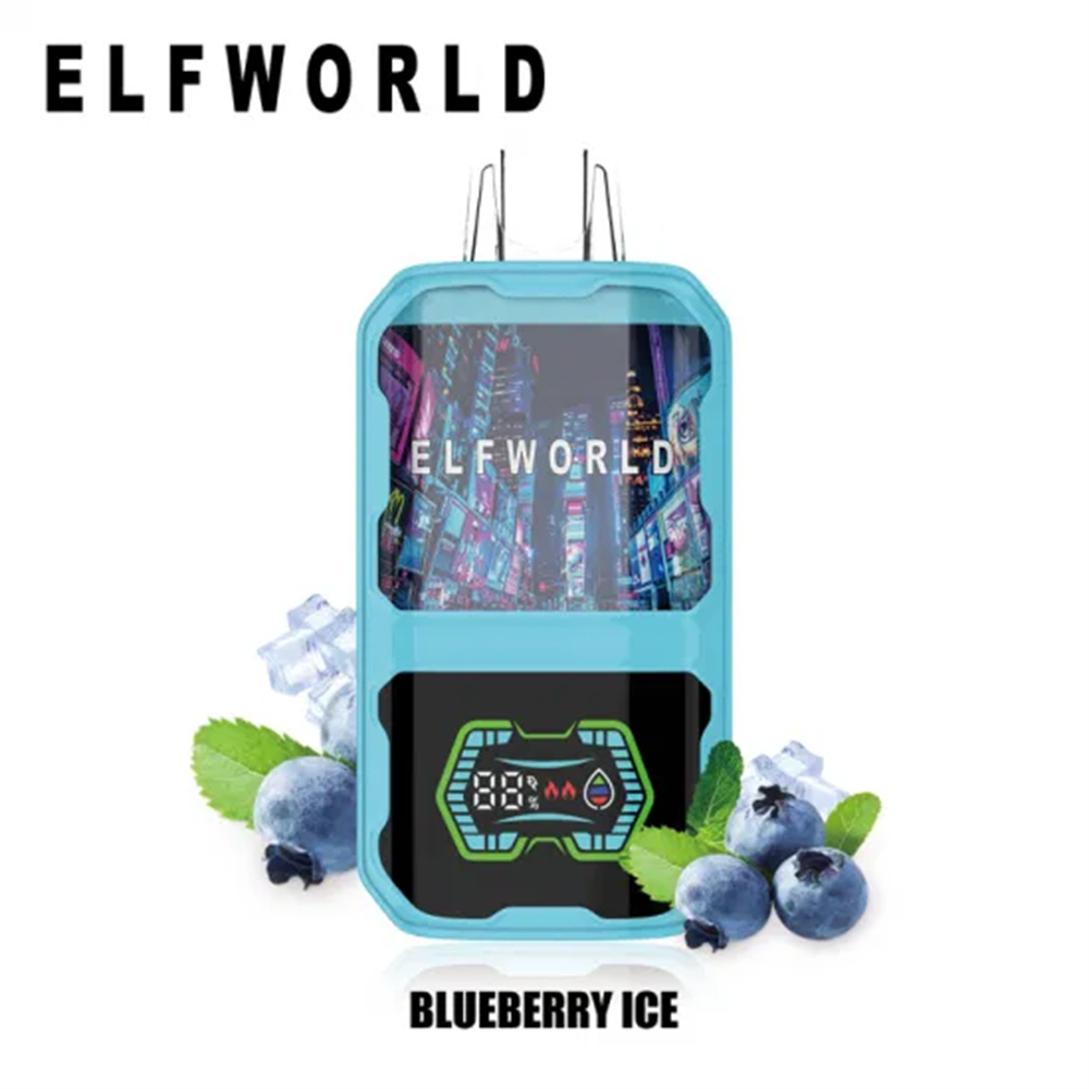 Elf World AI22000Puffs Vape Hộp khả năng dùng một lần với màn hình