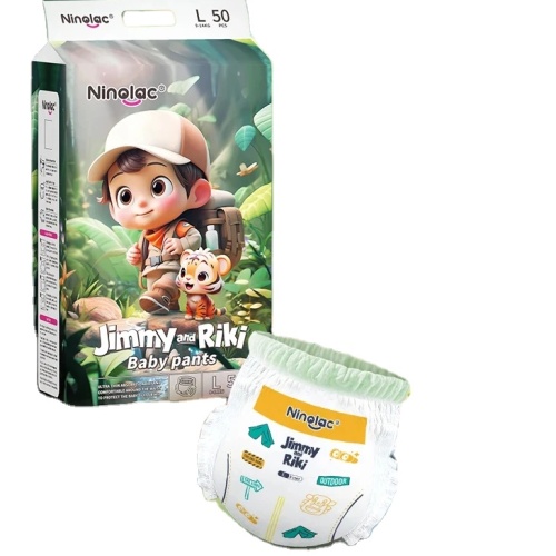 Pantalones pull-up suaves y transpirables para bebés