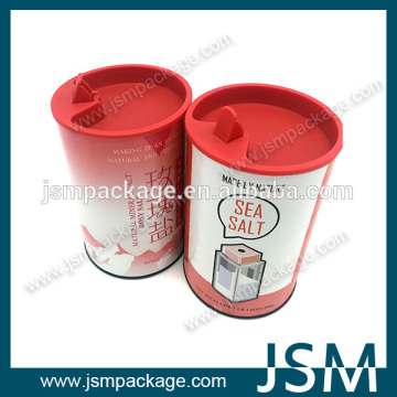 round cardboard composite can tube for salt
