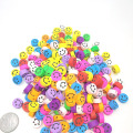 10 mm Smiley Face Sculpey Clay Perles