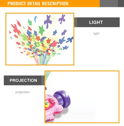 B/O toy baby projector can taletelling with light