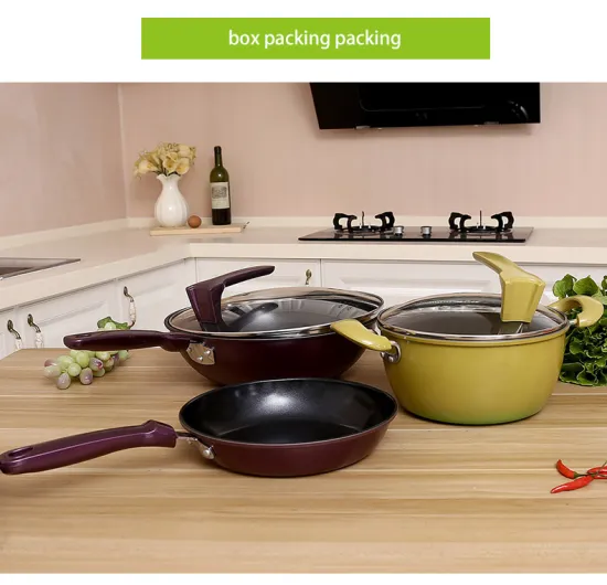 Mix Color Stainless Steel Pan Set