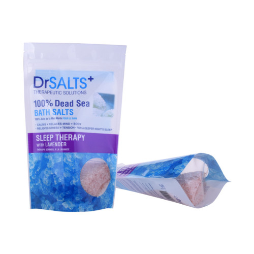 Resealable Self-Standing Plastic Bath Salt Packaging Bag