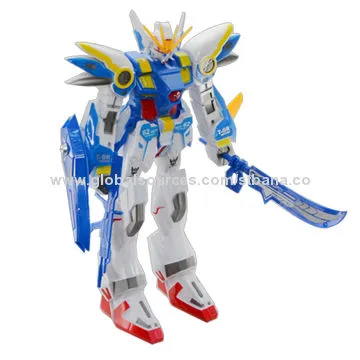 Robot toys with light and sound