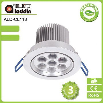 Hög kvalitet 3W runda aluminium ledde taklampa