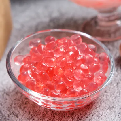 1kg Sakura Crystal Boba Pearls: Konjac Boba for Drinks