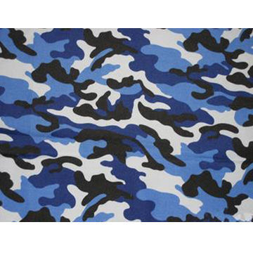 Camouflage printed raincoat fabric