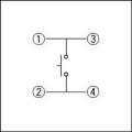 Interruttore a montaggio superficiale sottile da 0,4 (H) mm