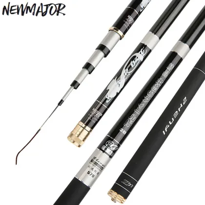NEWMAJOR Professional Super Hard Carp & Stream Fishing Rod for Big Game Fishing (3.6m-7.2m)