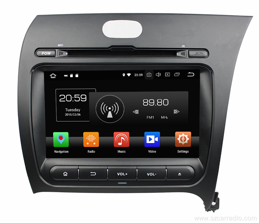 Factory car multimedia player for CERATO/K3/FORTE 2013