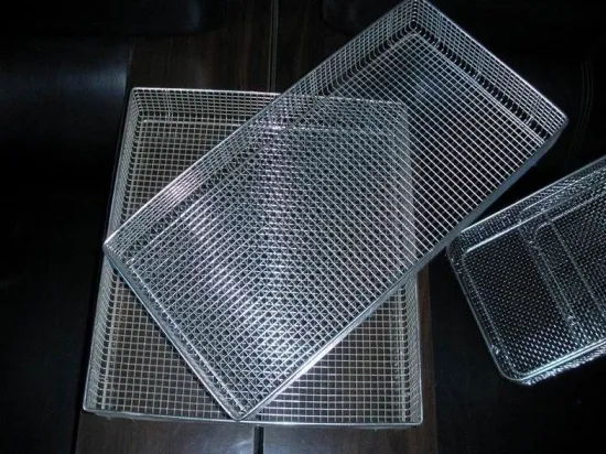 500*450*122mm Sus304 Kitchen Cooking Mesh Wire Basket/ Metal Basket