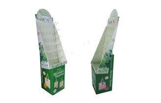 Eco Friendly Cardboard Hook Display Stands Supermarket Varn