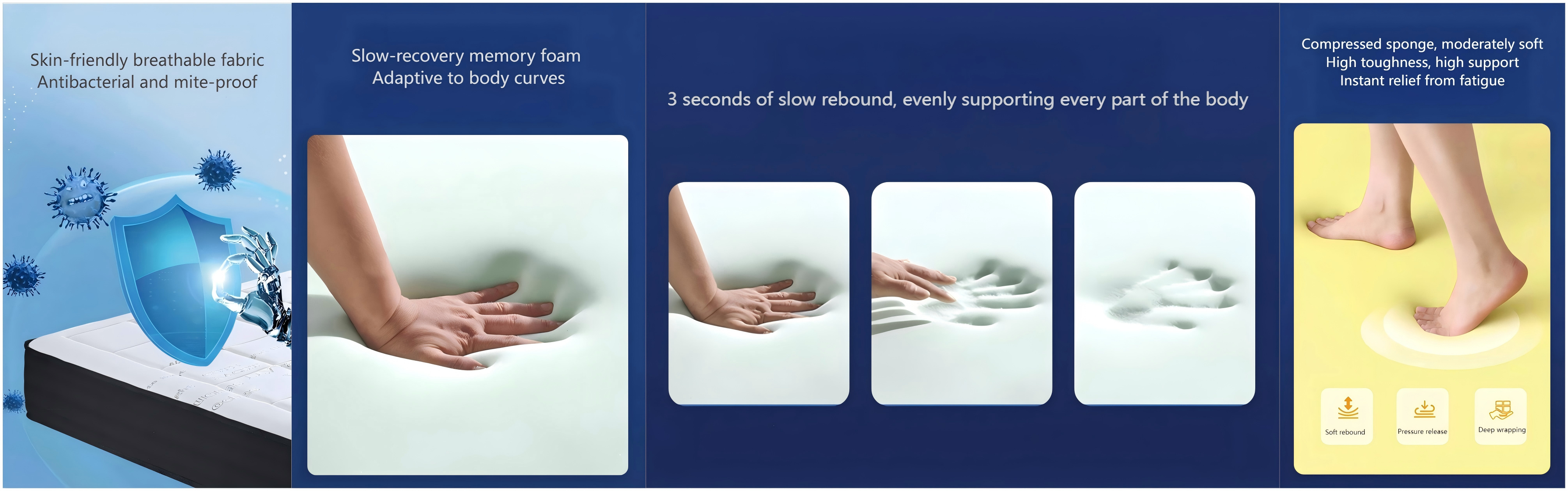 All-season sponge bed mattress (1)