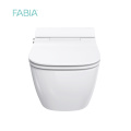 Bathroom Ceramic Rimless Smart Toilet Wall Hung