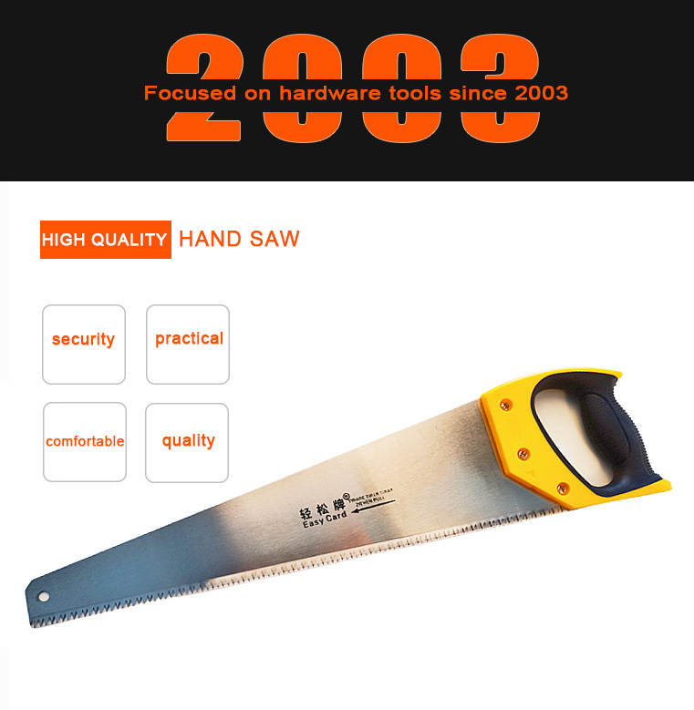 Professional custom wood cutting garden hand saw with tooth protector