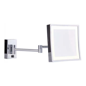 LED wall shaving mirror