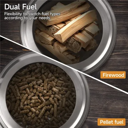 Ur-health Camping Stove Outdoor Backpack Hiking Anti-smoke Windproof Stove Firewood Stove Tabletop Fire Pit