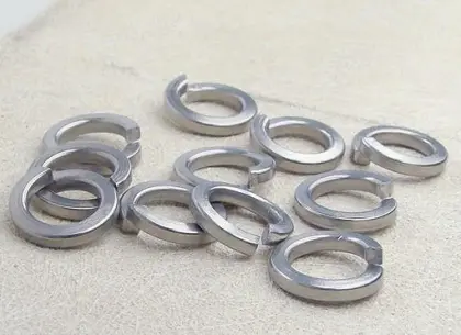 Black flat washer fasteners gasket