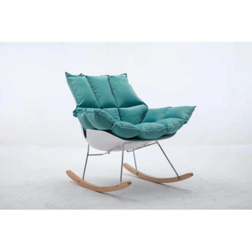 Chaise à bascule ergonomique de loisirs en tissu lavable durable