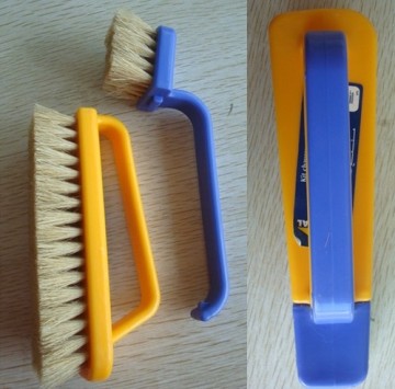 Super Quality Hog Hair Shoe Brush 2PCS a Set