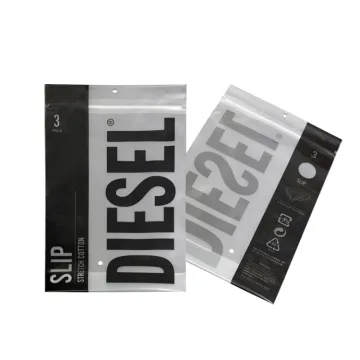 custom men underwear clothing packaging plastic bags