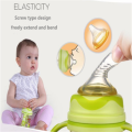 Mjölkflaska tillbehör Spädbarn silikon bröstvårtor bred S