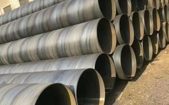 Thick Wall Pipe Spiral Welded Steel Round Tube