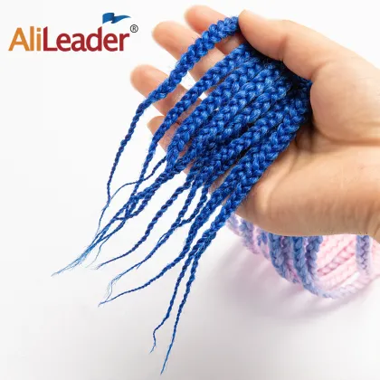 AliLeader Cute Kid Ponytail Holder Hair Accessories Rainbow Color Hair Tie Girls Sweet Hair Extension Children Wig Braid