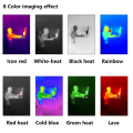 Handsheld thermal camera 25hz temperatura detector