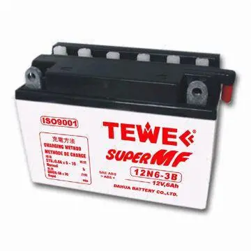 Conventional Motorcycle Battery with 0.55kg Electrolyte and 12V Nominal Voltage