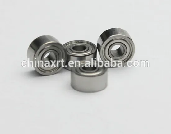 chrome steel/carbon steel miniature ball bearing 624zz 4*13*5mm