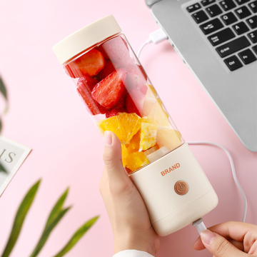 Portable Rechargeable Travel Juicer Blender - 300ml Mini Electric Orange Juicer Machine