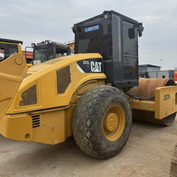 Used CAT CS76 16 Tons 90% New Japanese Agricultural Roller for Road Rolling - EPA & CE Approved