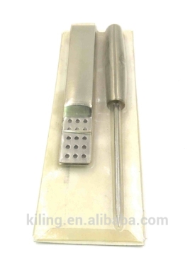 stainless steel ice pick and ice tong