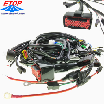 Kits de ensamblaje de cableado de ECU de automóvil personalizado