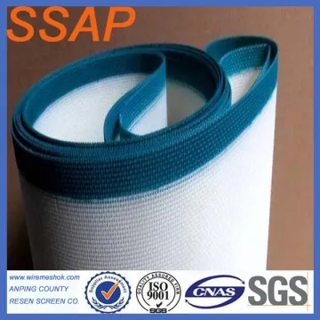 paper making 100%polyester plain weave wire mesh fabric