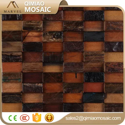 23X48Mm Old Boat Wood Mosaic For South-East Asia Home Decoration