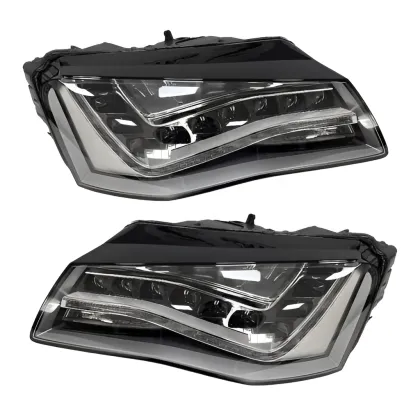 Original A8 Matrix Headlight - Dragon Ball LED Headlamp for 2011-2014 Audi S8 A8
