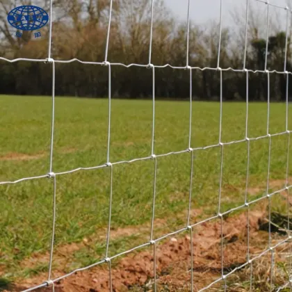 Knotted Wire Fence farm fence