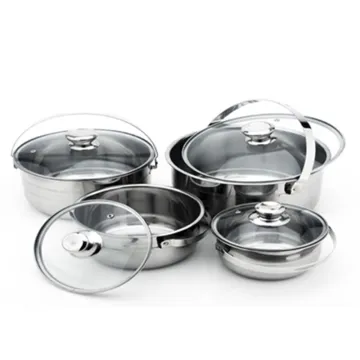 4-Piece Stainless Steel Cookware Kitchen Set