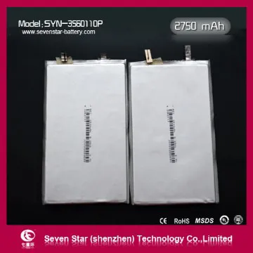 2500mAh Polymer Lithium Battery for MID