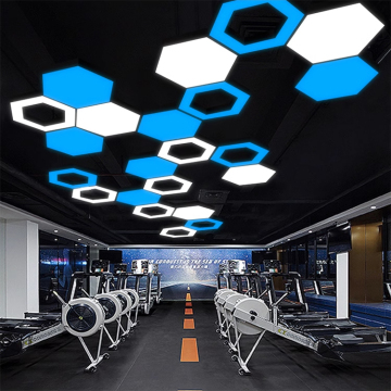 Hexagon LED Chandelier Pendant Lamp for Home and Office