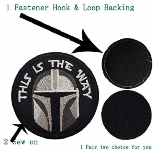 Inspired Art Embroidered Custom velcro patches Fastener